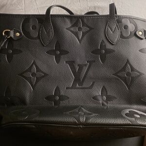 Louis Vuitton Black Embossed Tote